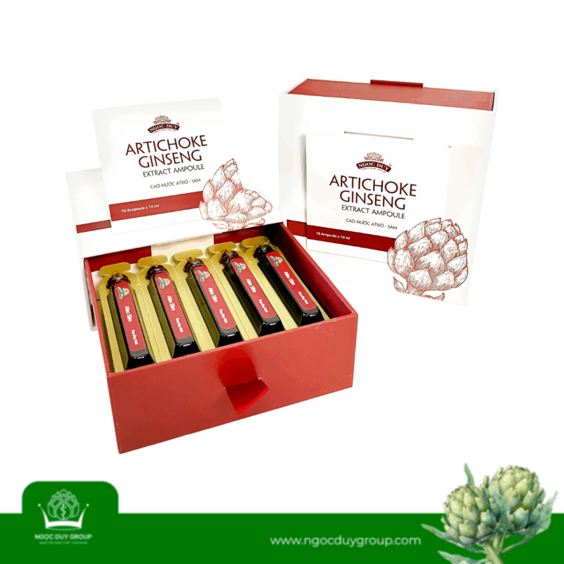 CAO NƯỚC ATISO SÂM CAO CẤP 10 ỐNG X 10ML